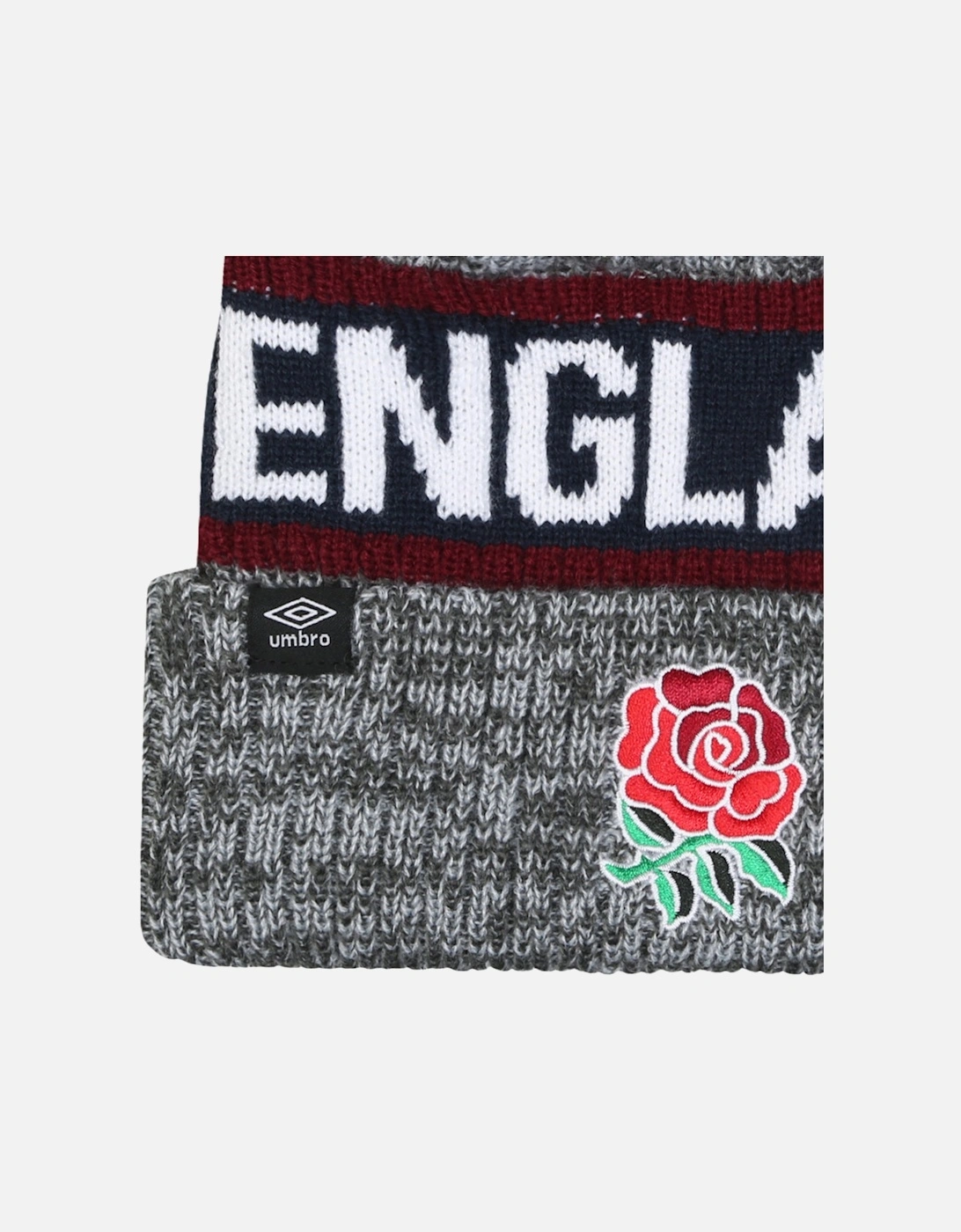 Unisex Adult 23/24 England Rugby Bobble Beanie