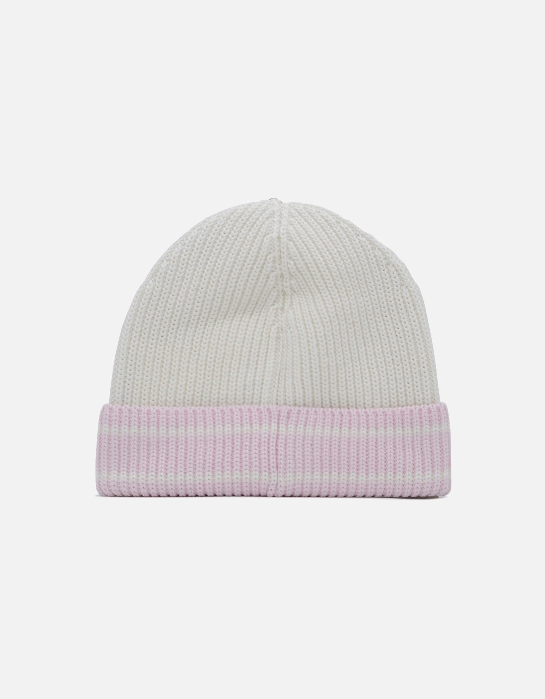 Baby Contrast Fold Hat White