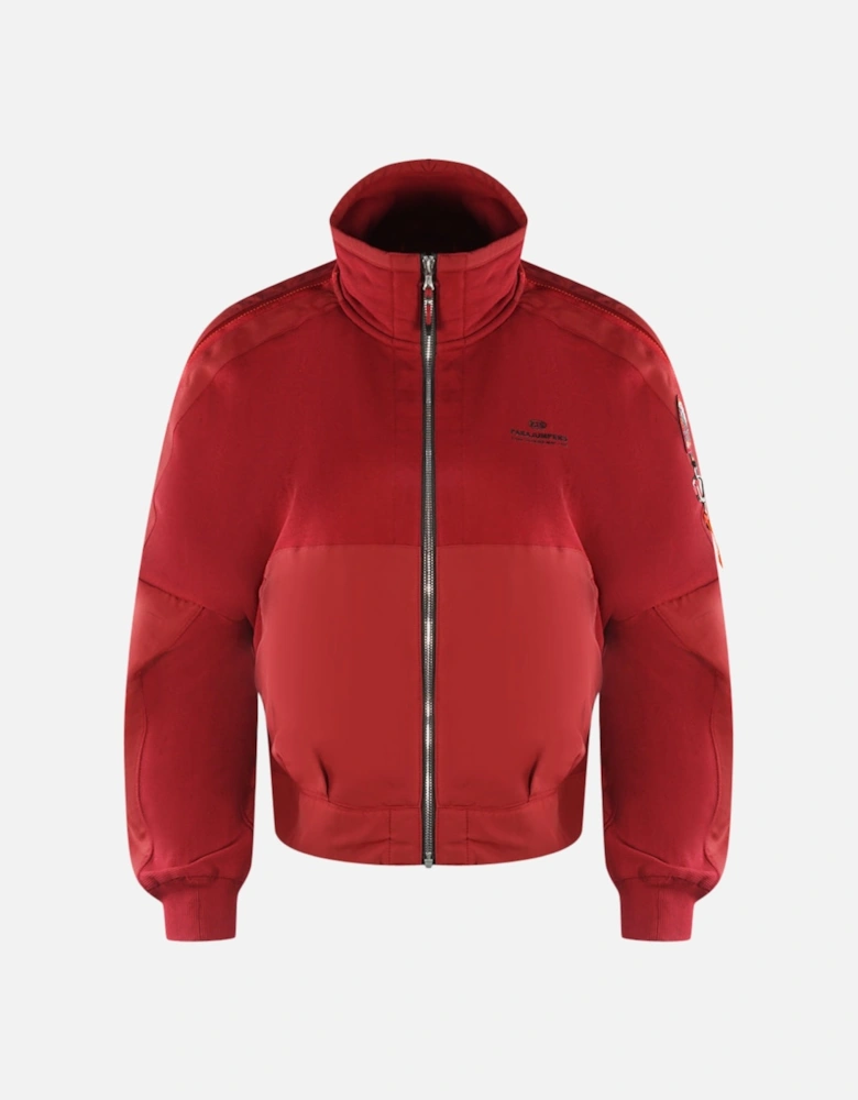 Jadie Rio Red Zip-Up Jumper