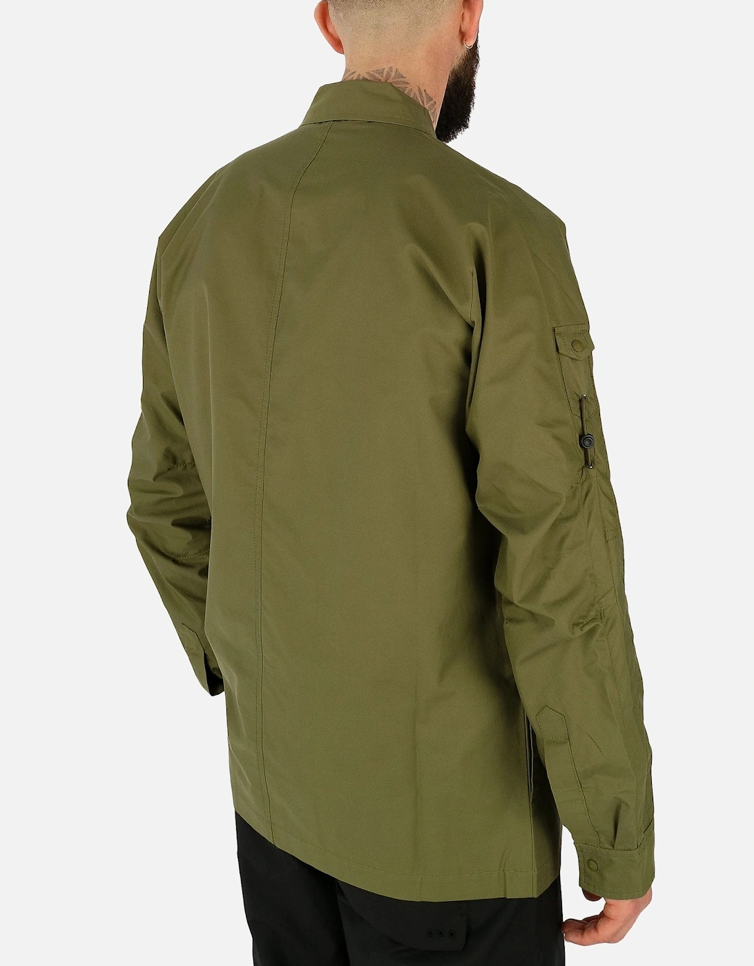 Snocord Jump Green Zip Overshirt Jacket