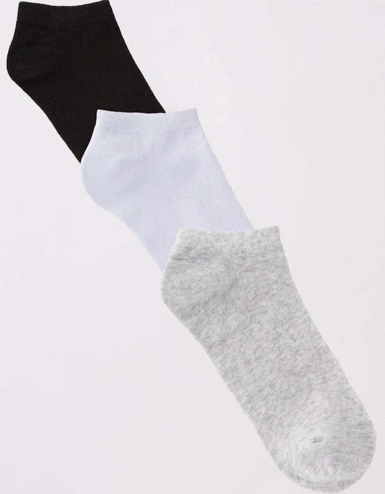 Trainer Liner Socks (3 Pack) - Mono