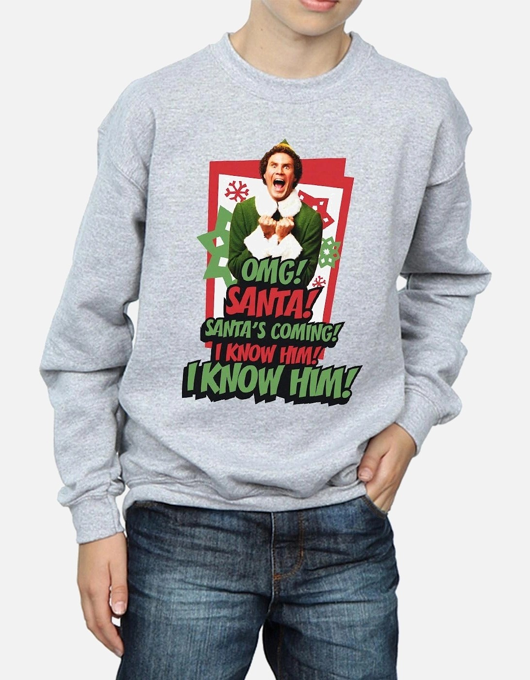 Boys OMG Santa Sweatshirt
