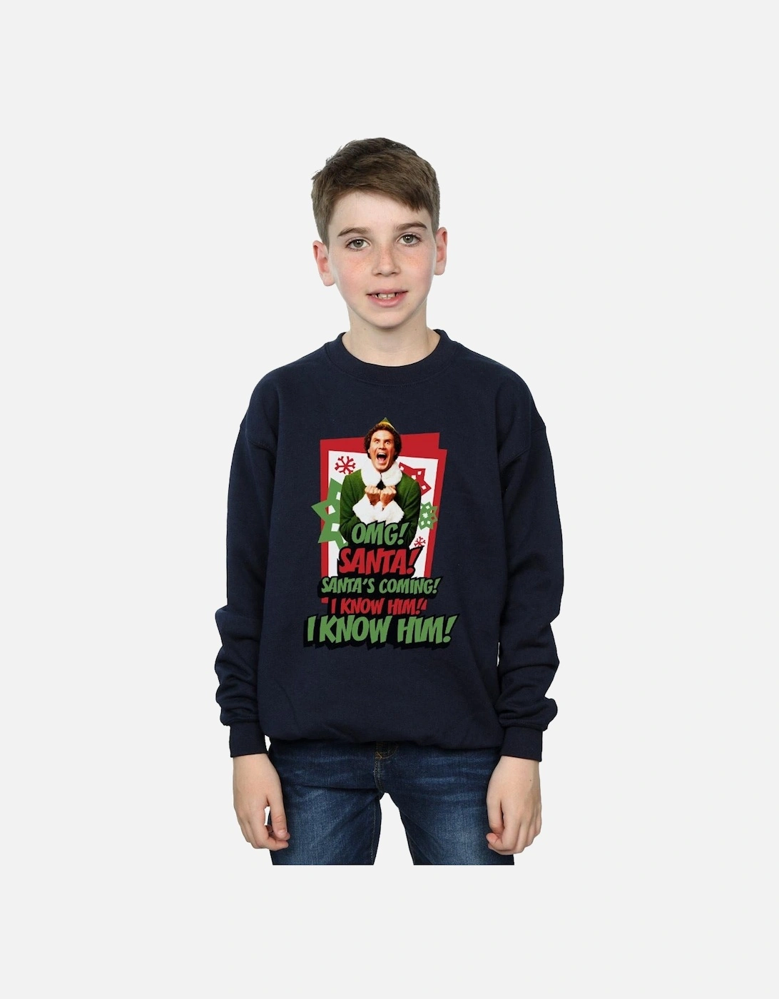 Boys OMG Santa Sweatshirt