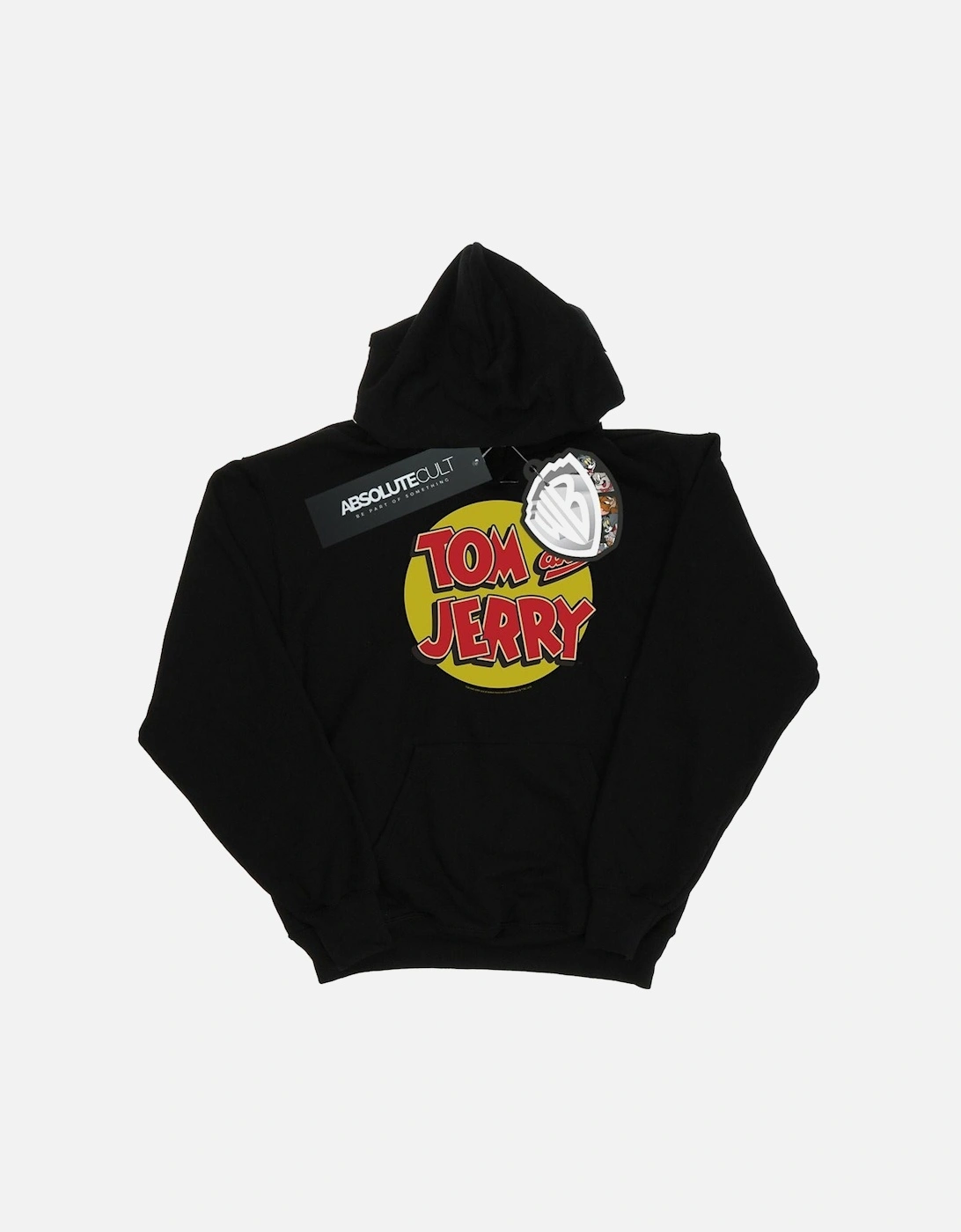 Tom And Jerry Boys Circle Logo Hoodie, 4 of 3