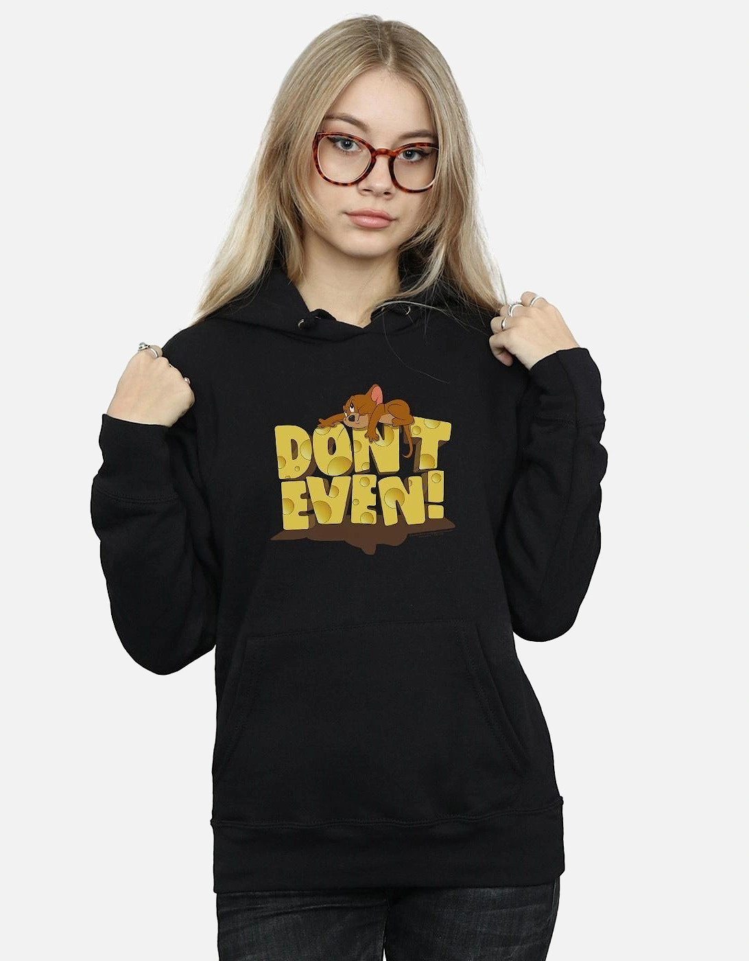 Tom And Jerry Womens/Ladies Don?'t Even Hoodie
