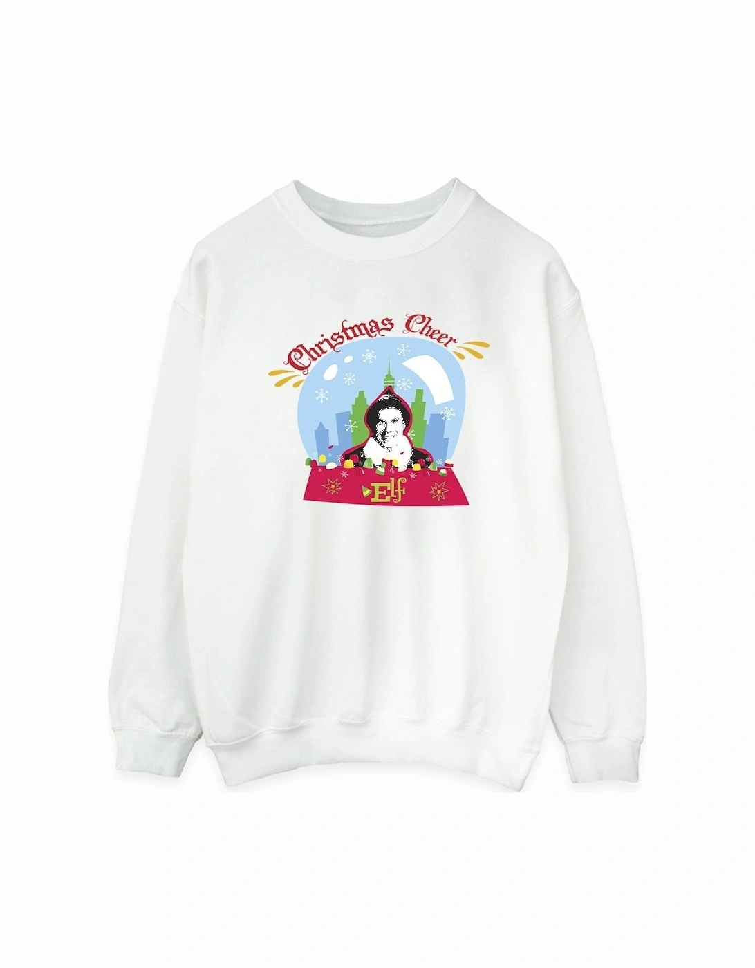Womens/Ladies Christmas Snowglobe Sweatshirt, 4 of 3