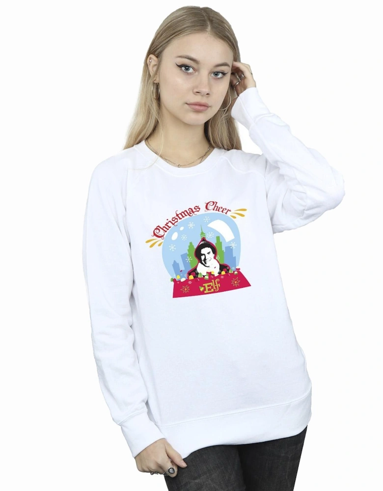Womens/Ladies Christmas Snowglobe Sweatshirt