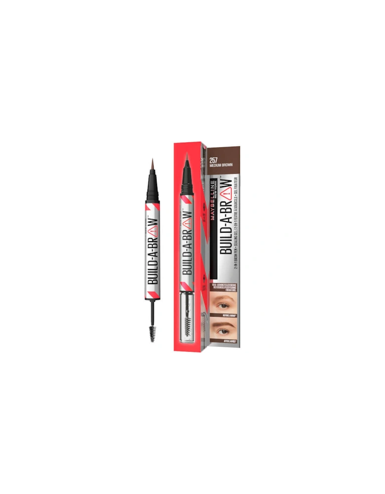 Build-A-Brow 2 Easy Steps Eye Brow Pencil and Gel - Medium Brown