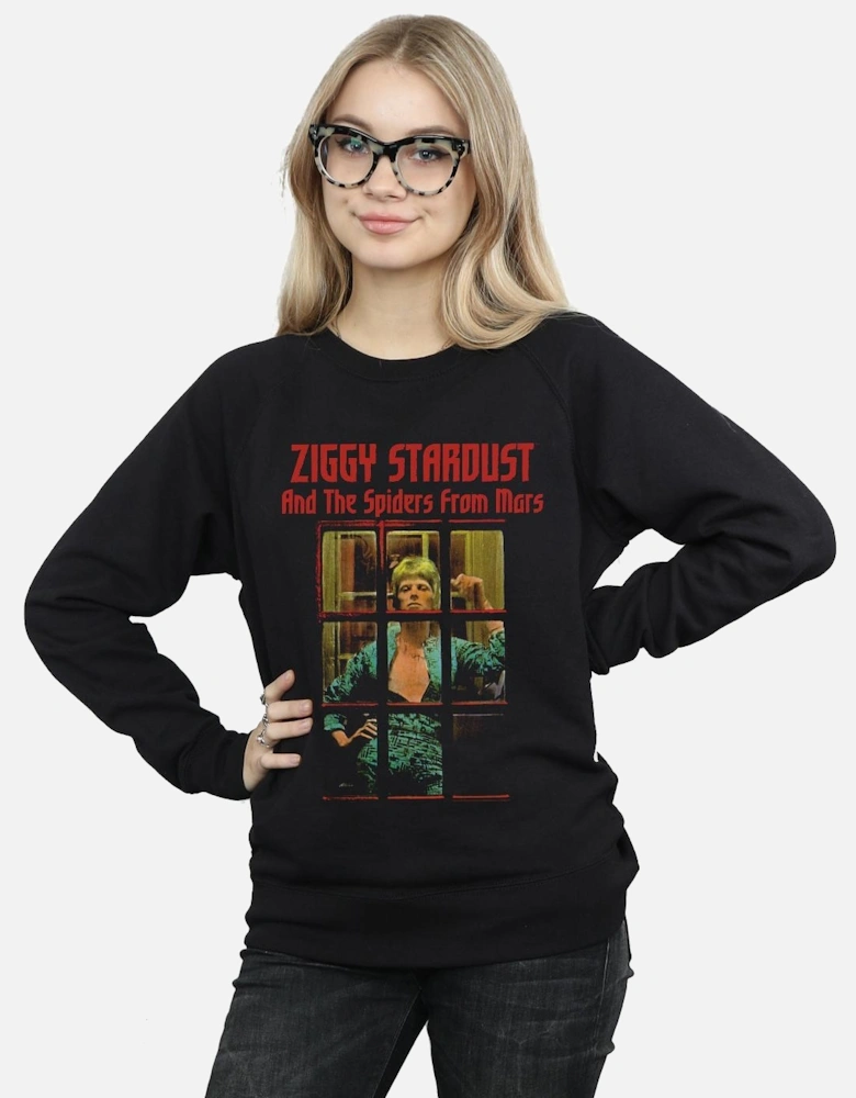 Womens/Ladies Ziggy Stardust Spider Sweatshirt