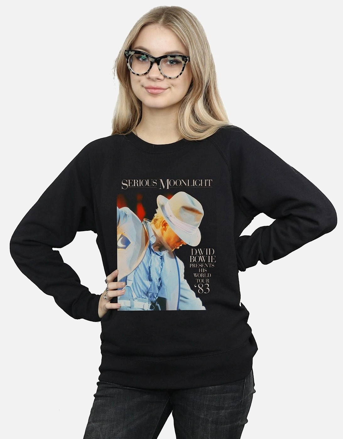 Womens/Ladies Serious Moonlight Sweatshirt
