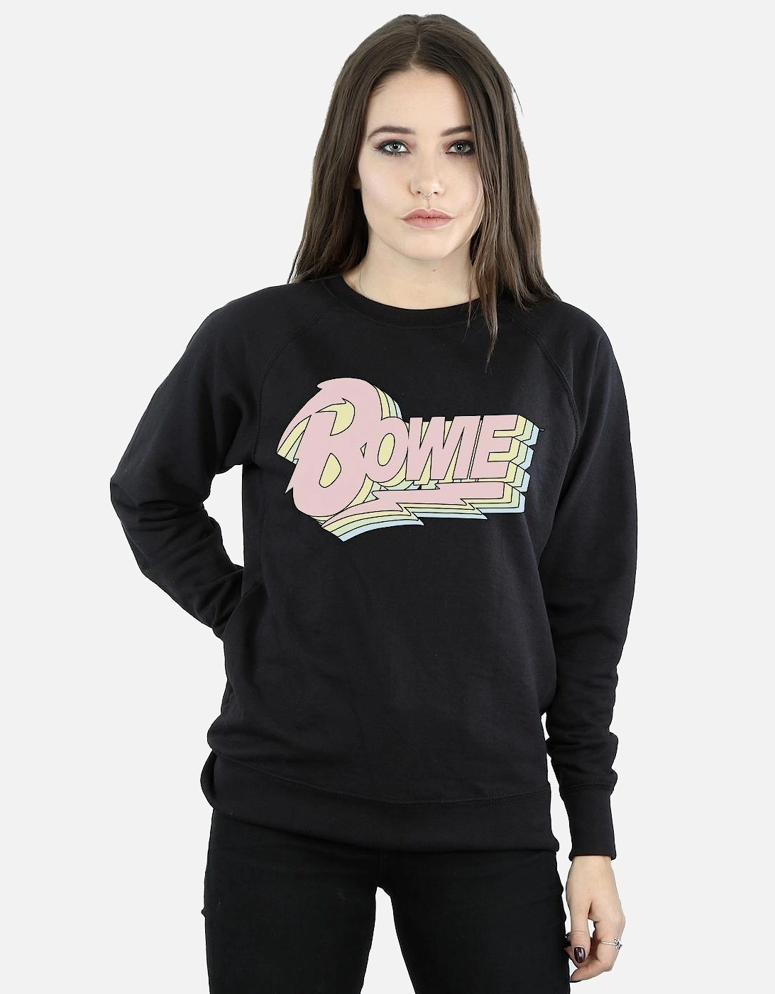 Womens/Ladies Pastel Bowie Sweatshirt