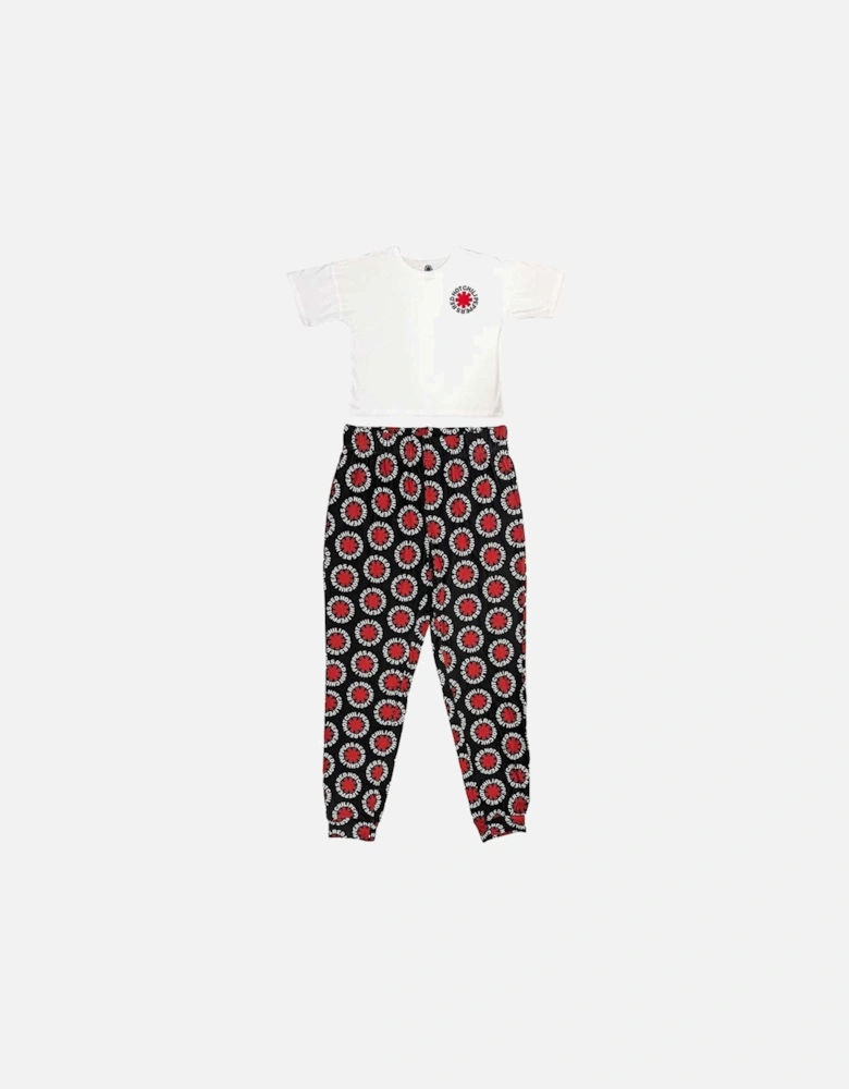 Womens/Ladies Classic Asterisk Pyjama Set