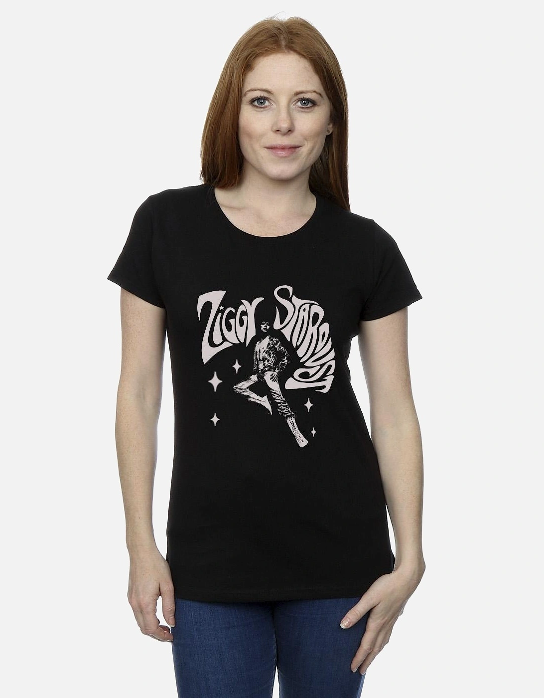 Womens/Ladies Ziggy Pose Cotton T-Shirt