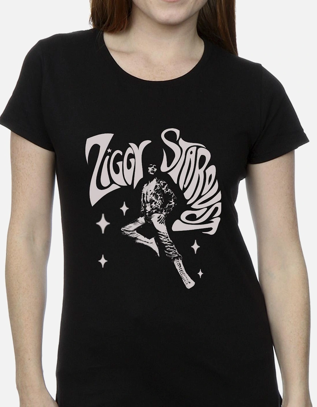 Womens/Ladies Ziggy Pose Cotton T-Shirt