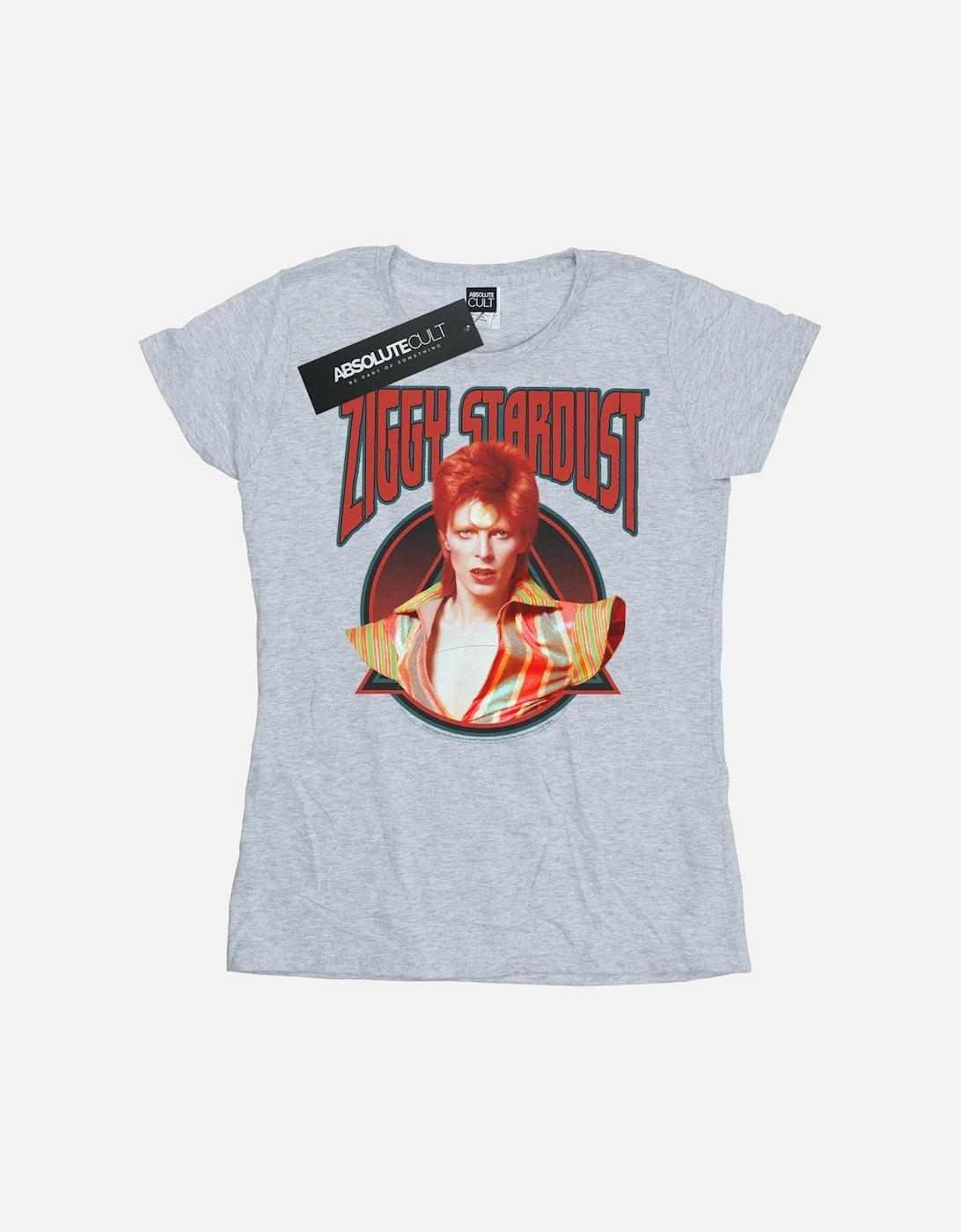 Womens/Ladies Ziggy Stardust Cotton T-Shirt, 4 of 3