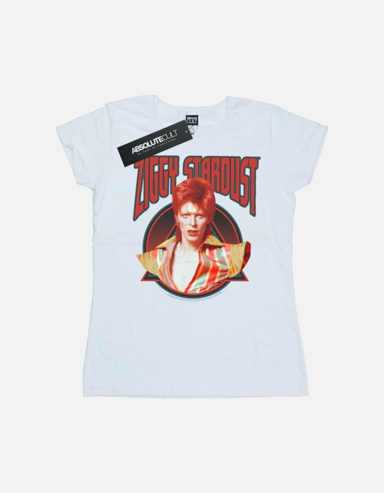Womens/Ladies Ziggy Stardust Cotton T-Shirt