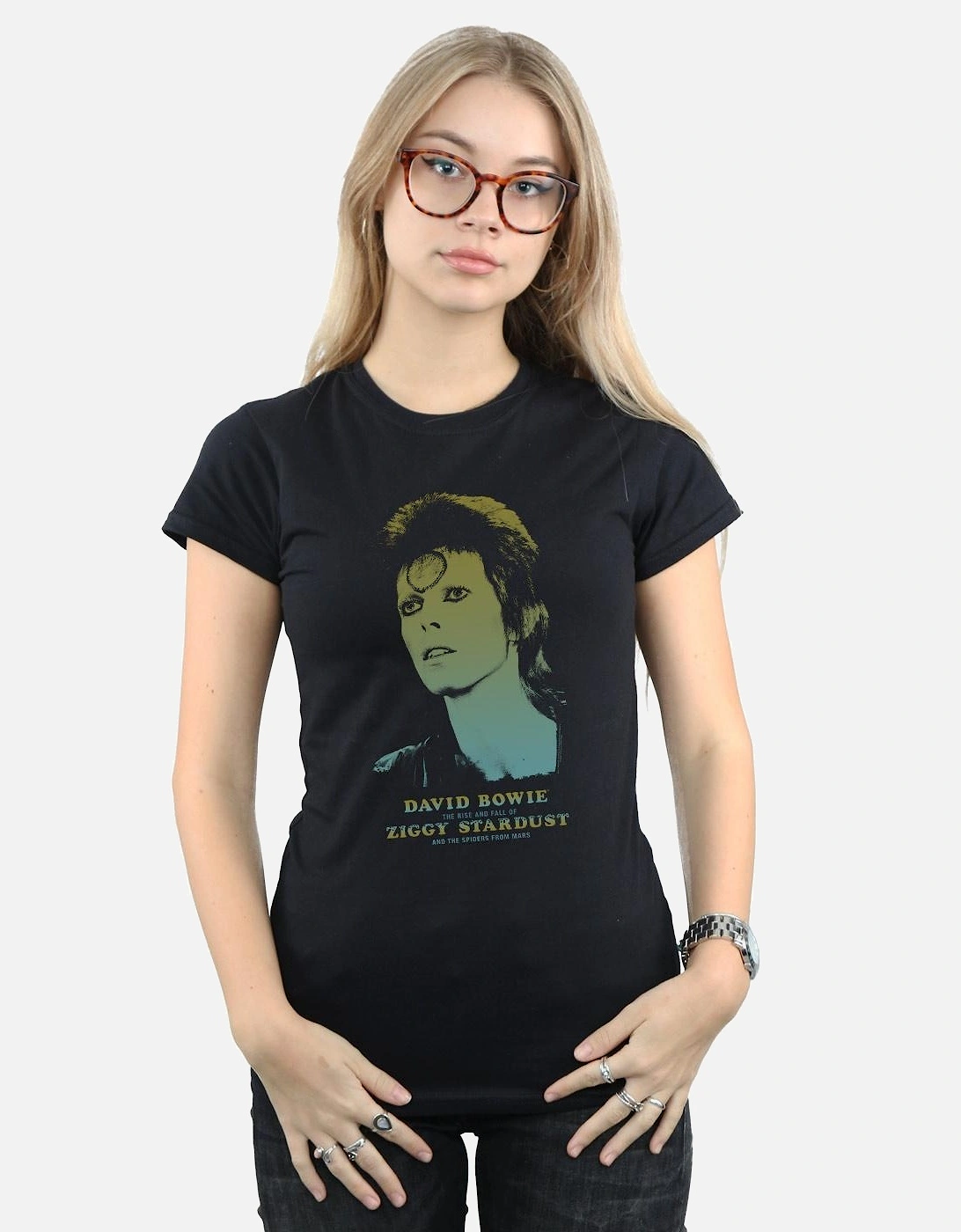 Womens/Ladies Ziggy Gradient Cotton T-Shirt