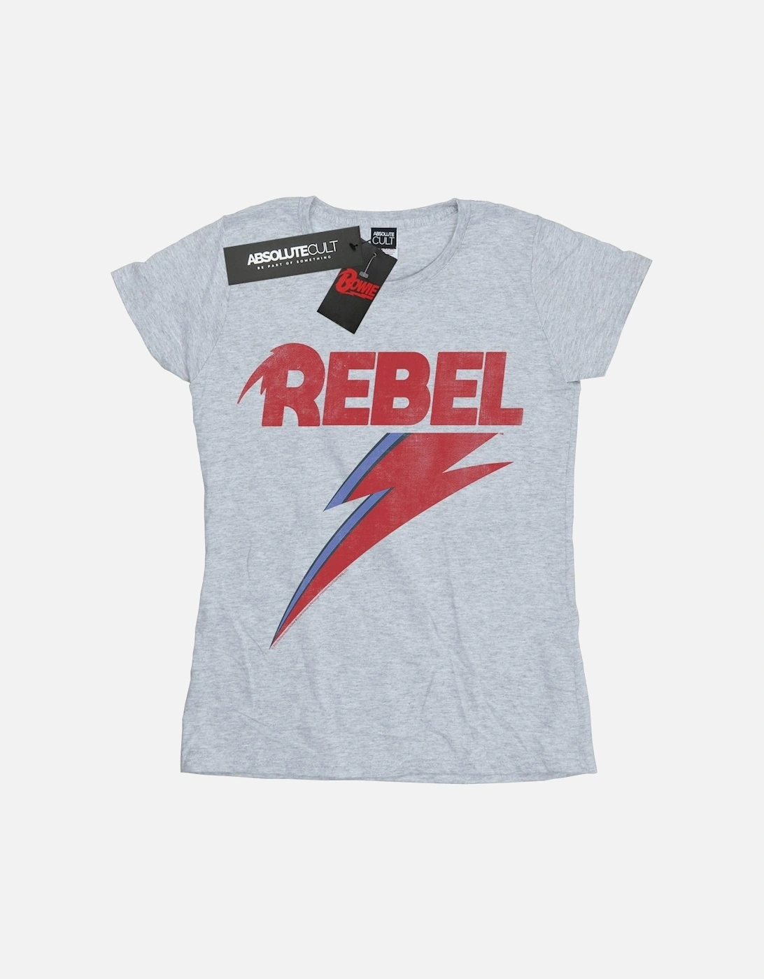 Womens/Ladies Distressed Rebel Cotton T-Shirt, 4 of 3