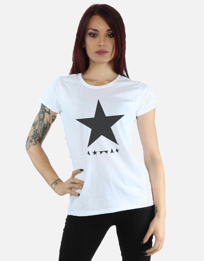 Womens/Ladies Star Logo Cotton T-Shirt