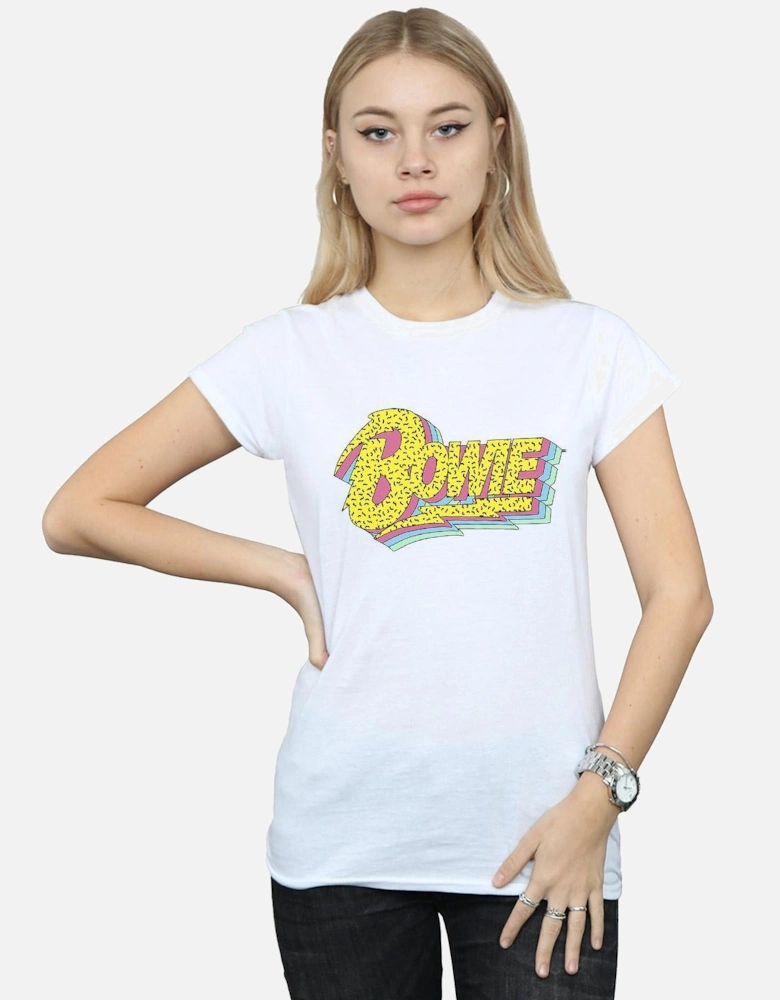Womens/Ladies Moonlight 90s Logo Cotton T-Shirt