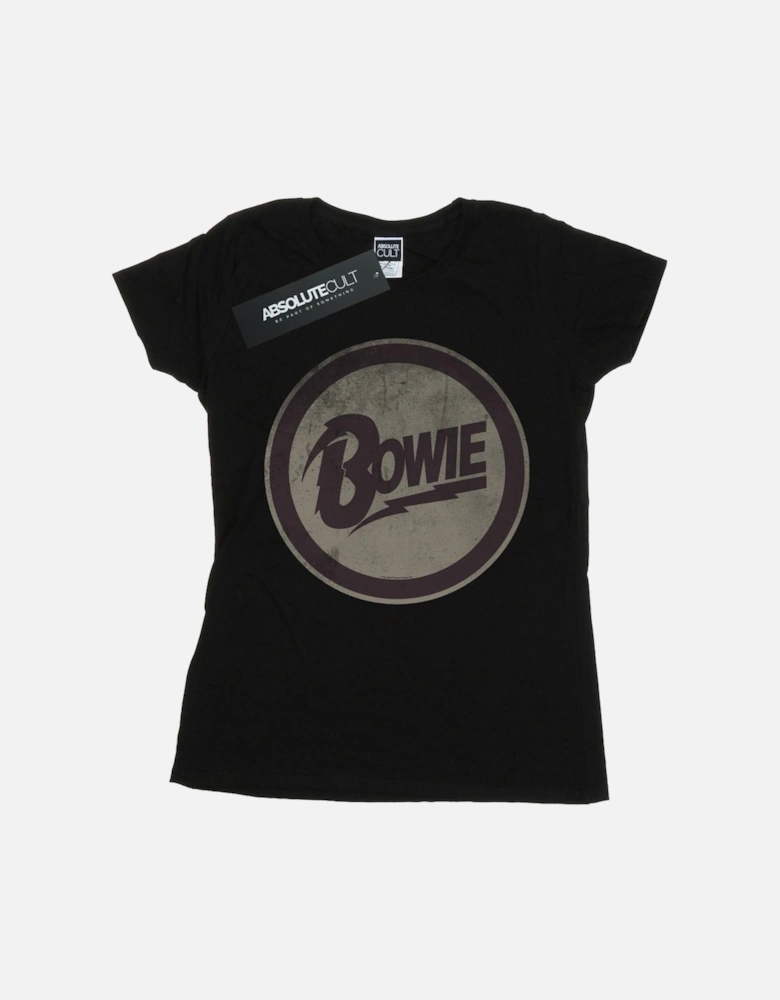 Womens/Ladies Circle Logo Cotton T-Shirt