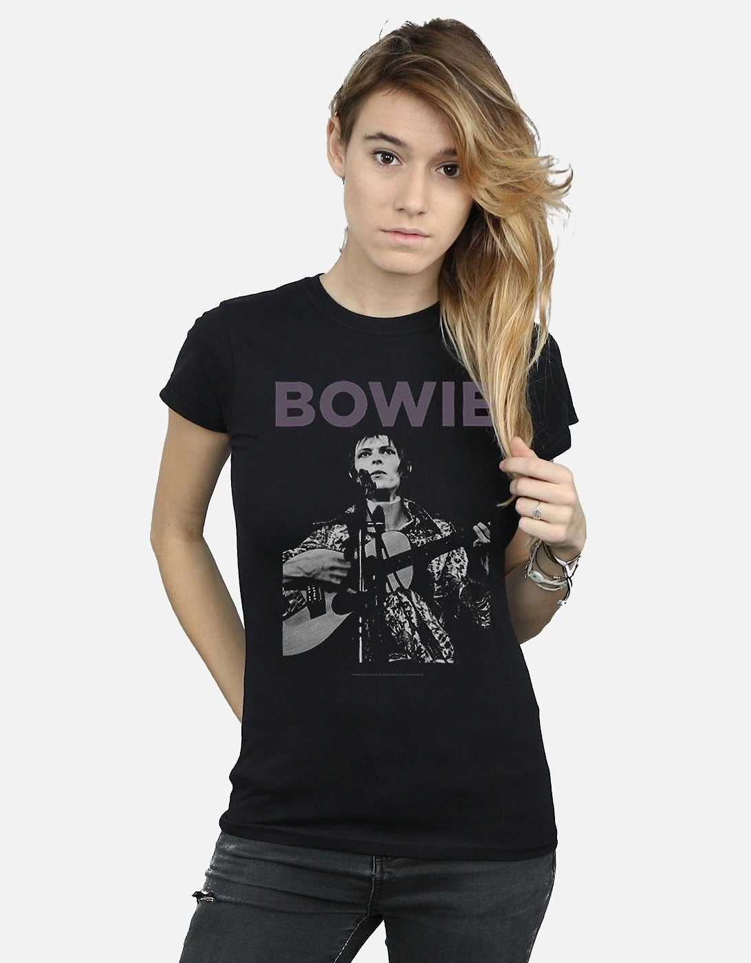 Womens/Ladies Rock Poster Cotton T-Shirt