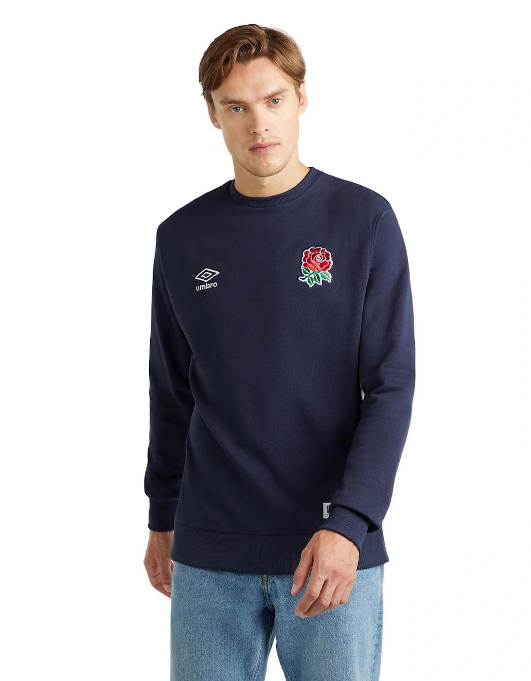Mens Dynasty England Rugby Sweatshirt, 4 of 3