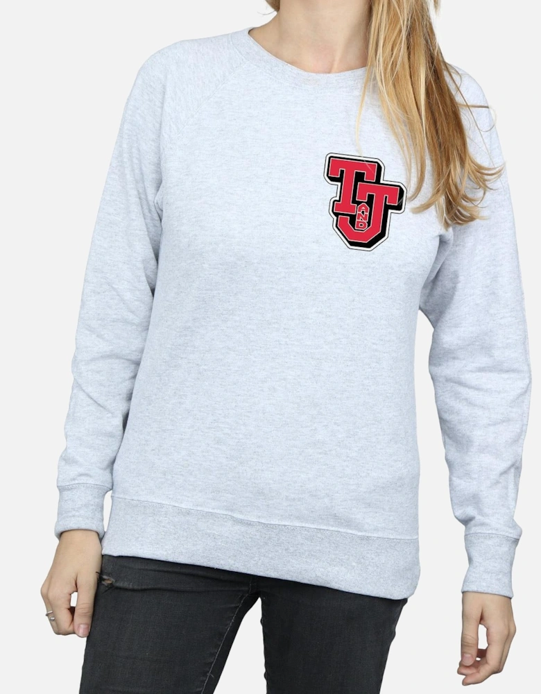 Tom And Jerry Womens/Ladies Collegiate Logo Sweatshirt