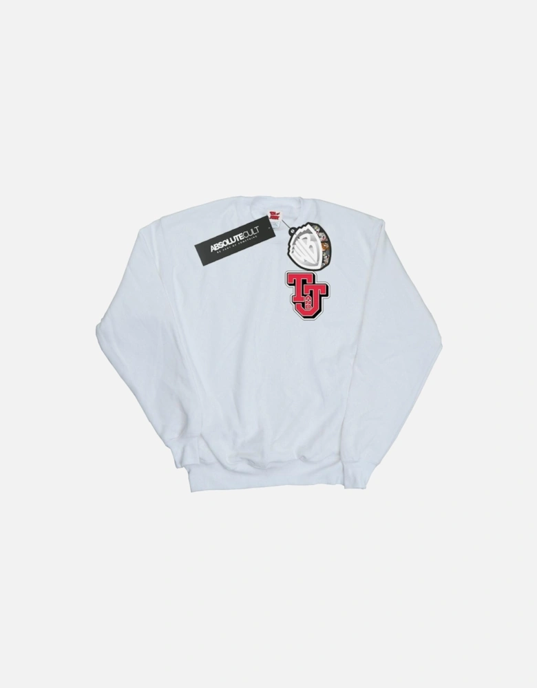 Tom And Jerry Womens/Ladies Collegiate Logo Sweatshirt