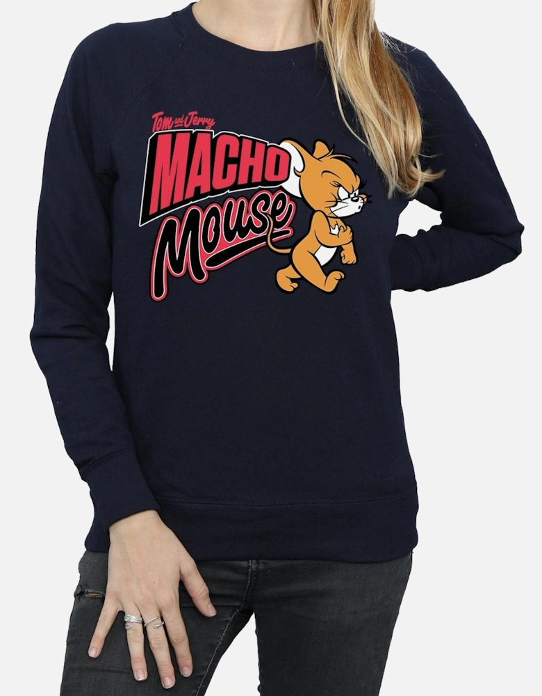 Tom And Jerry Womens/Ladies Macho Mouse Sweatshirt