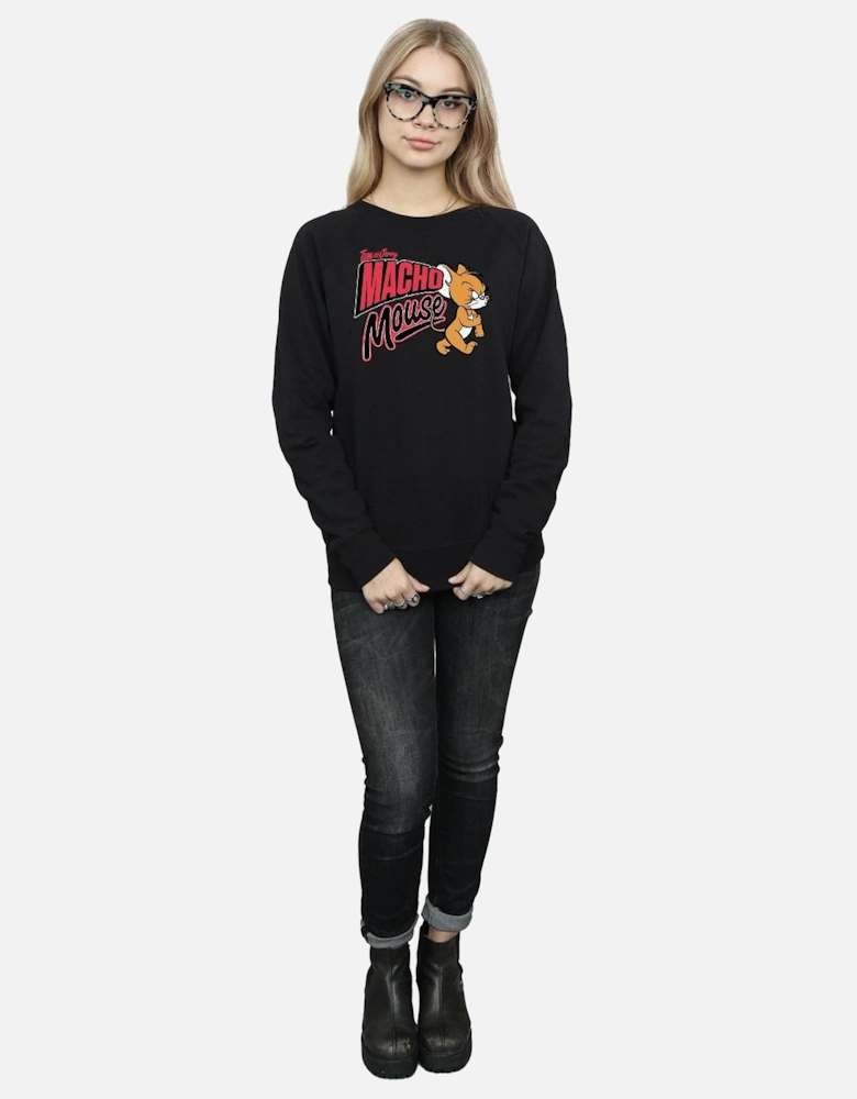 Tom And Jerry Womens/Ladies Macho Mouse Sweatshirt