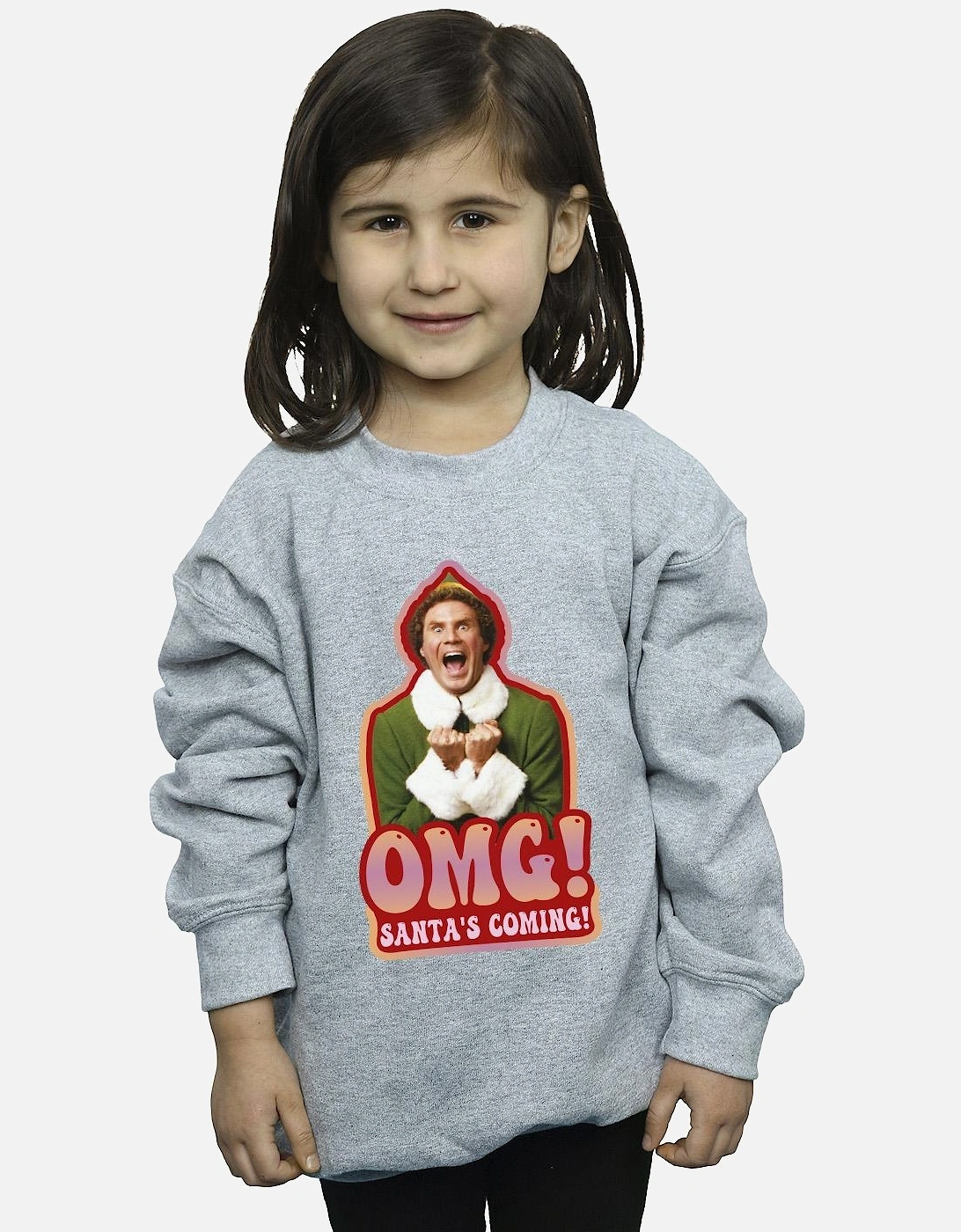 Girls Santa?'s Coming Sweatshirt