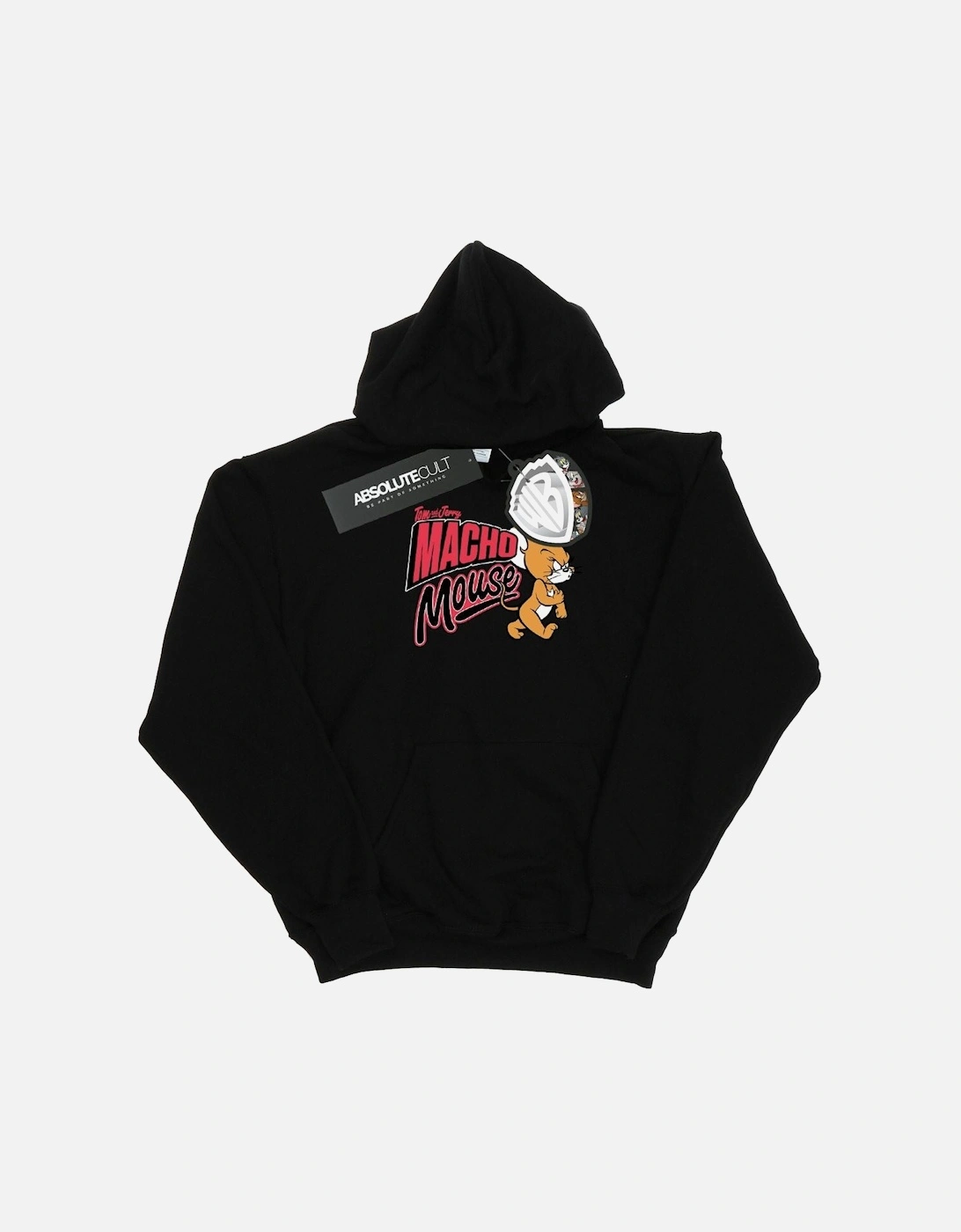 Tom And Jerry Girls Macho Mouse Hoodie, 6 of 5