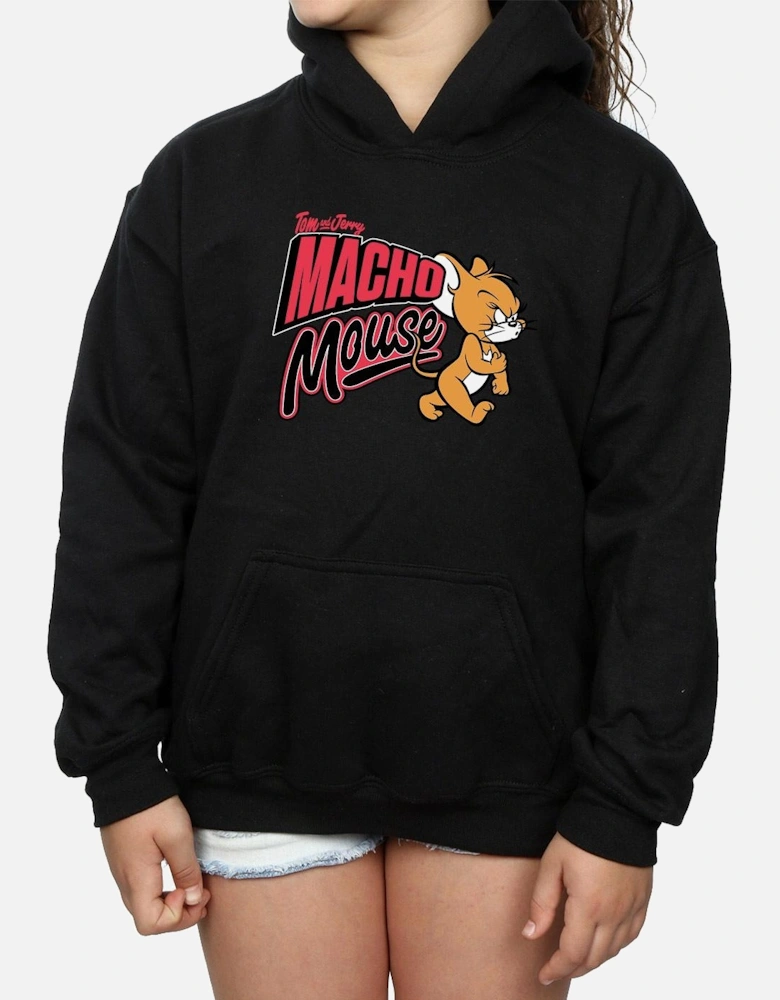 Tom And Jerry Girls Macho Mouse Hoodie