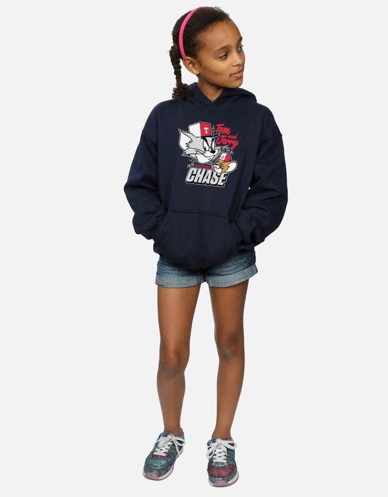 Tom And Jerry Girls Cat & Mouse Chase Hoodie
