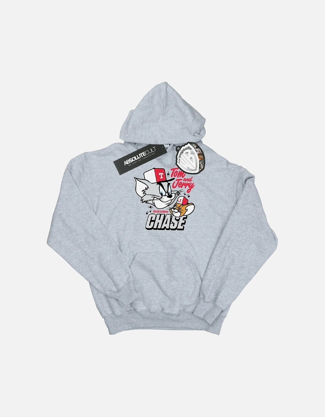 Tom And Jerry Boys Cat & Mouse Chase Hoodie, 6 of 5