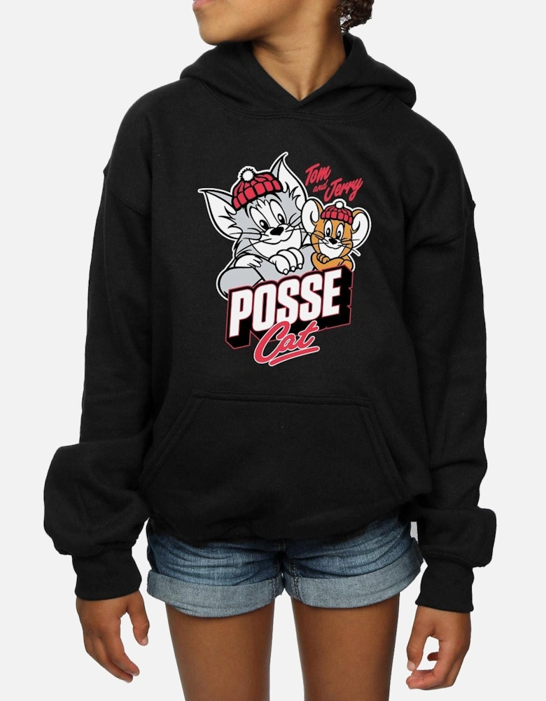 Tom And Jerry Girls Posse Cat Hoodie