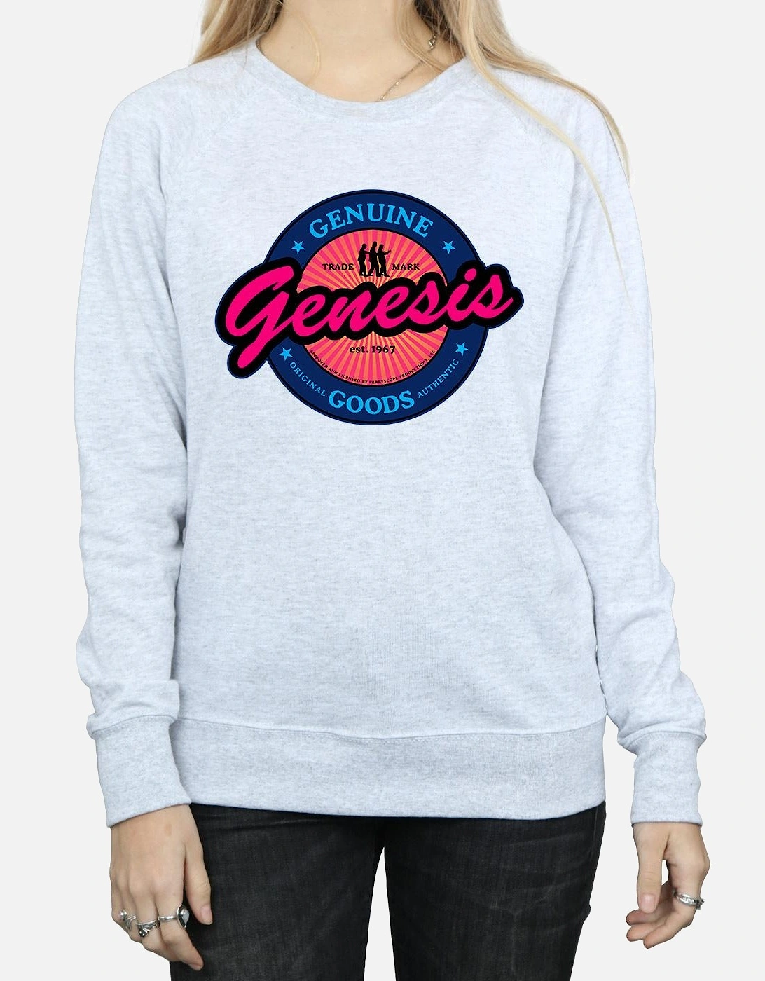 Womens/Ladies Neon Logo Sweatshirt