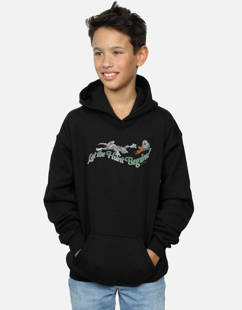 Tom And Jerry Boys Let The Hunt Begin Hoodie