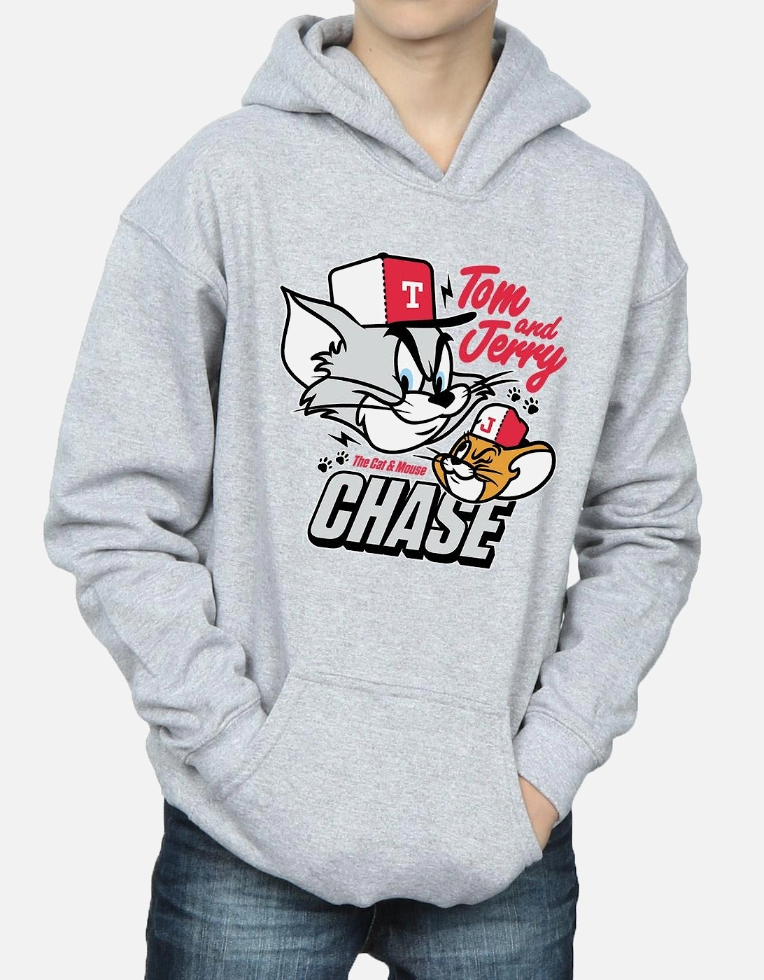 Tom And Jerry Boys Cat & Mouse Chase Hoodie