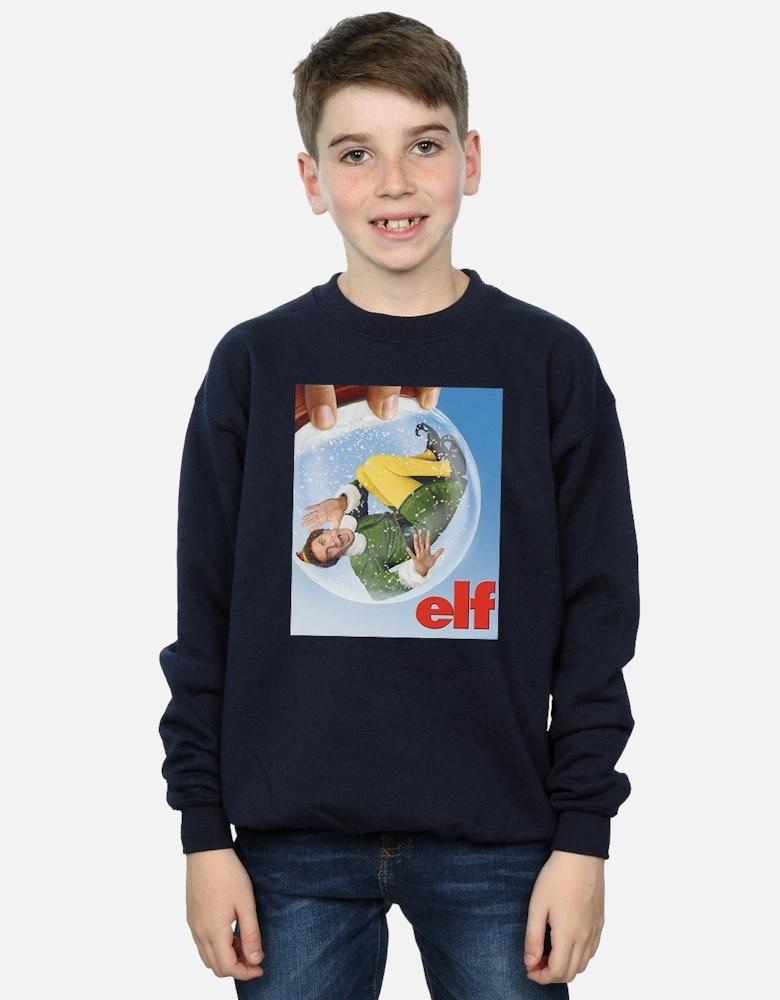 Boys Snow Globe Poster Sweatshirt