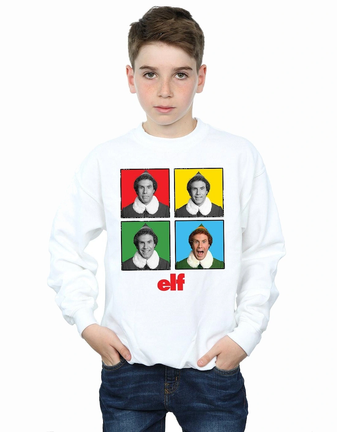 Boys Four Faces Sweatshirt