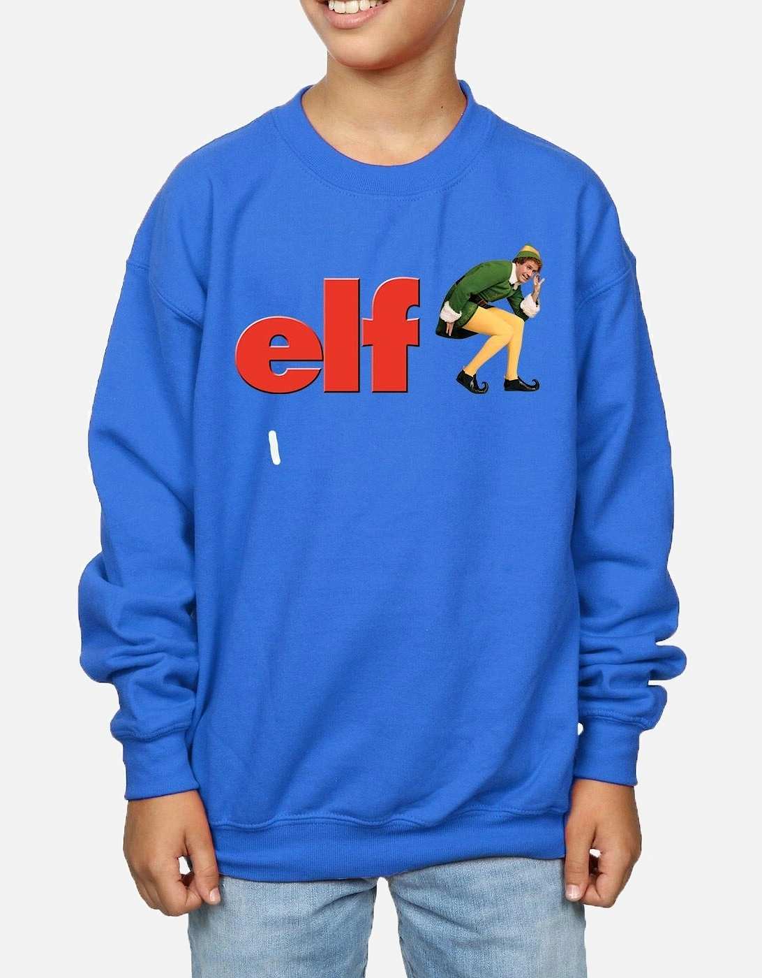 Boys Crouching Logo Sweatshirt
