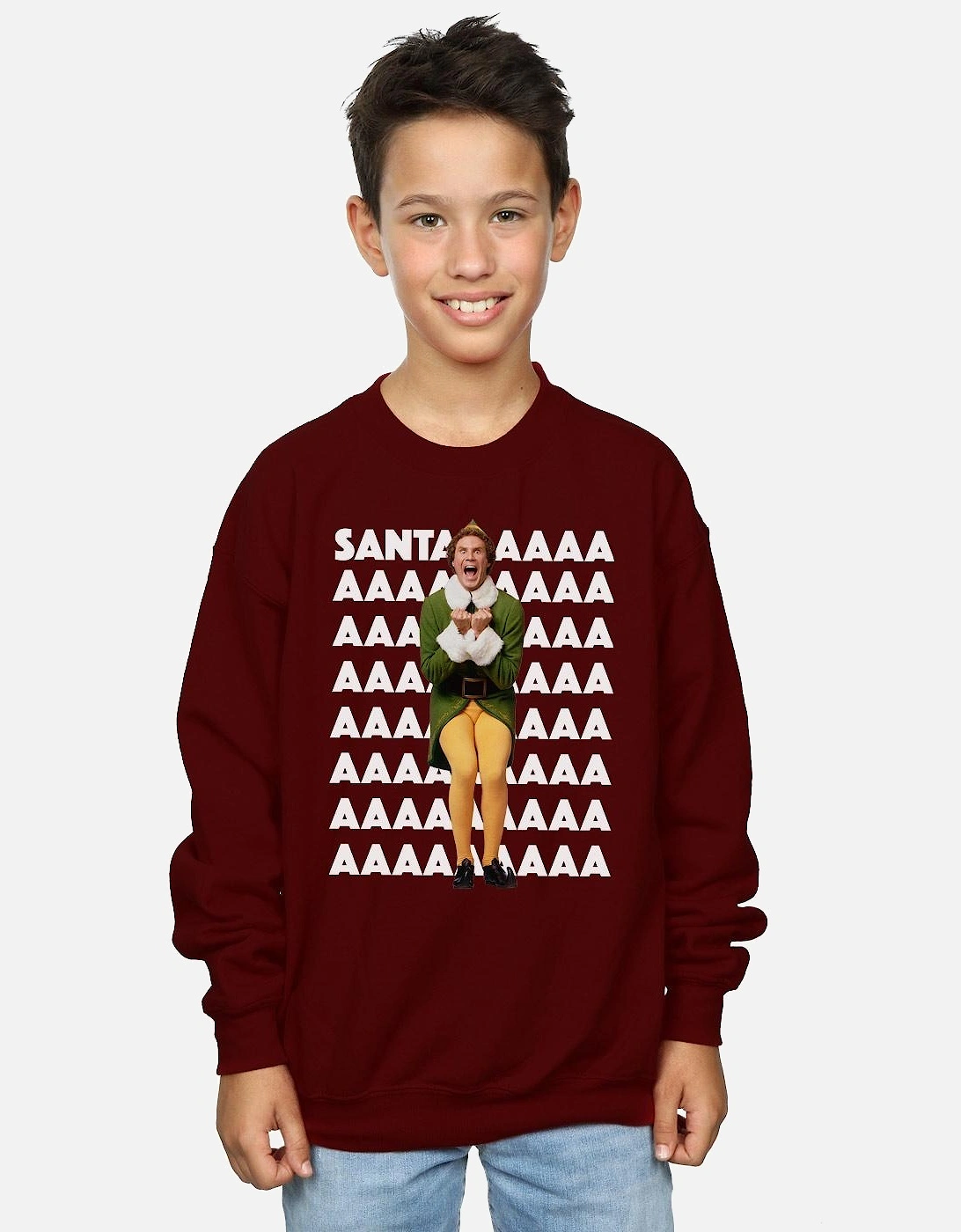 Boys Buddy Santa Scream Sweatshirt