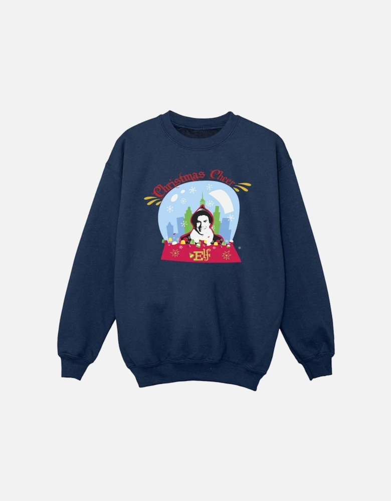 Girls Christmas Snowglobe Sweatshirt
