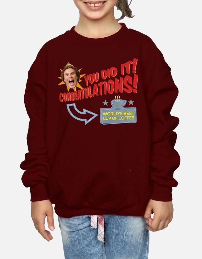 Girls World?'s Best Coffee Sweatshirt