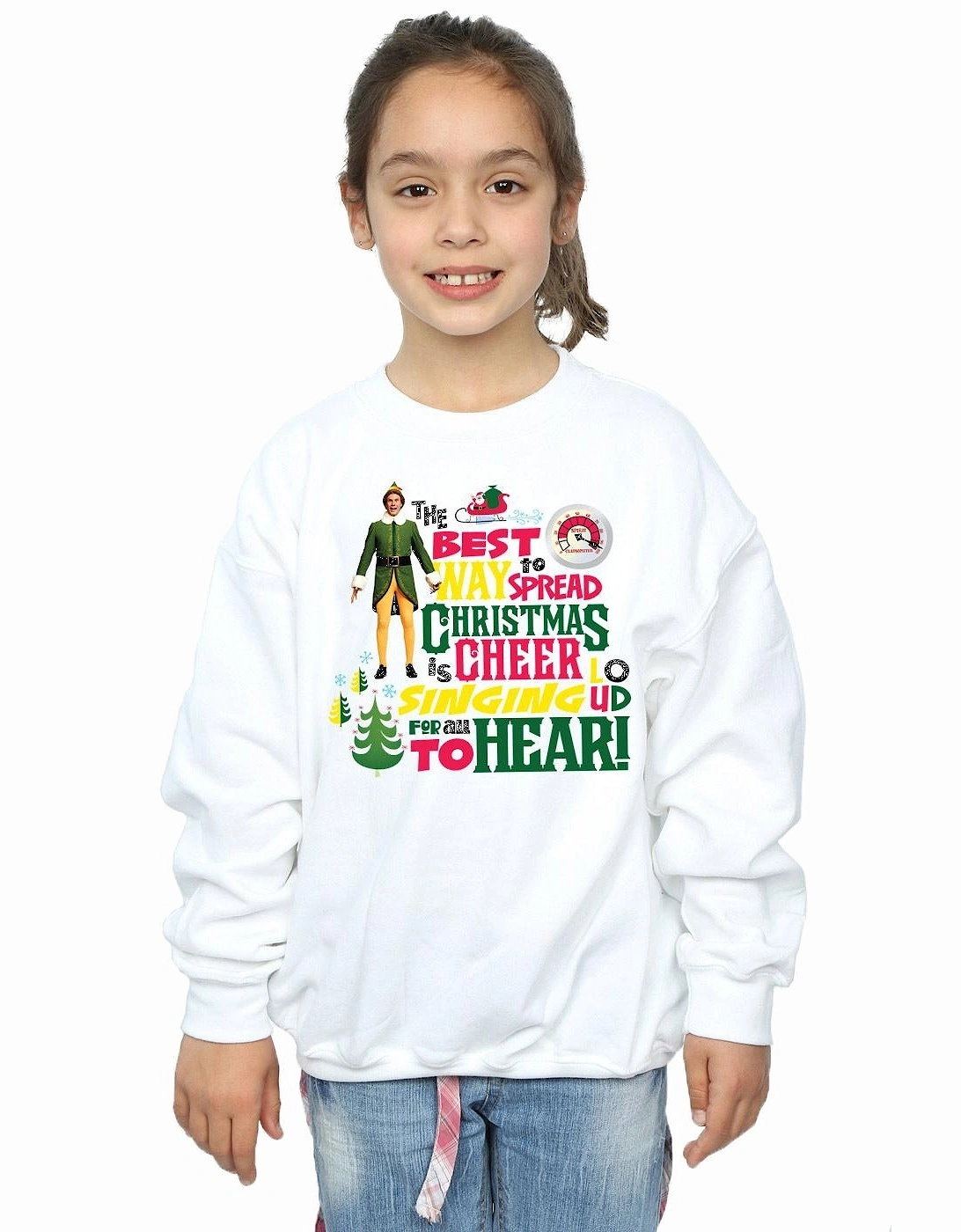 Girls Christmas Cheer Sweatshirt