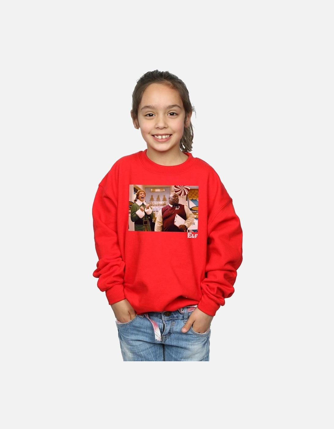 Girls Christmas Store Cheer Sweatshirt