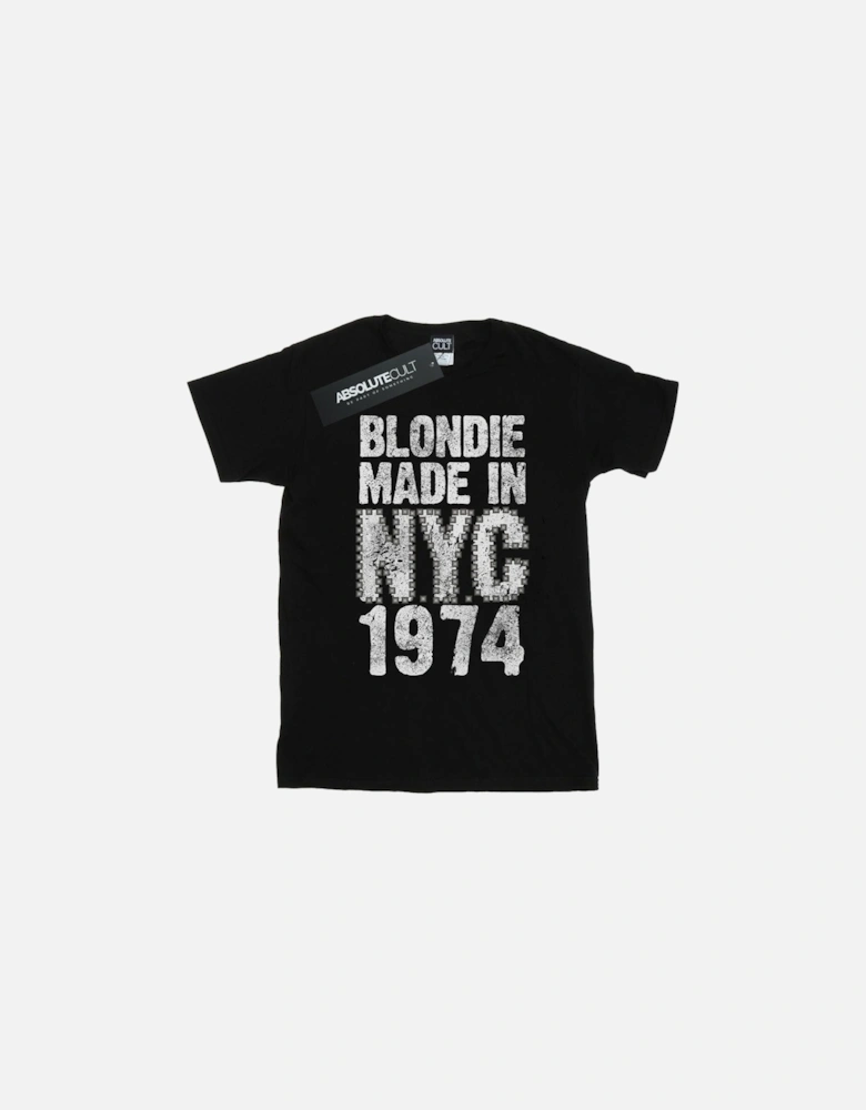 Womens/Ladies Punk NYC Cotton Boyfriend T-Shirt