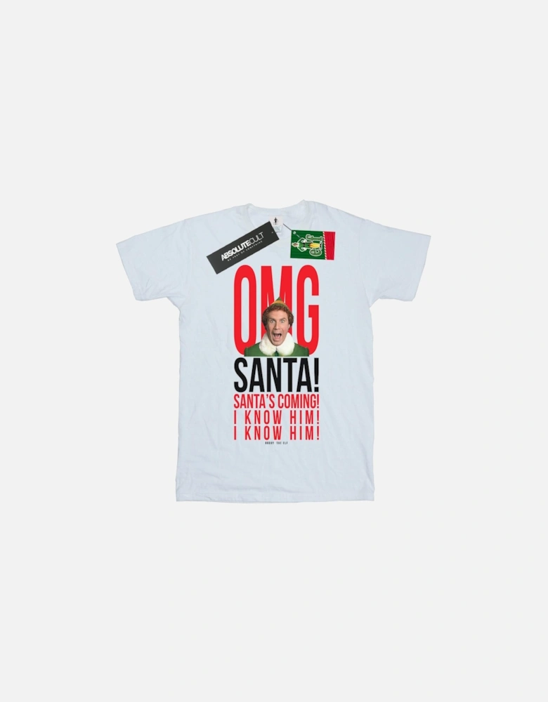 Girls OMG Santa I Know Him Cotton T-Shirt